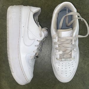 Air Force 1 Sage All White